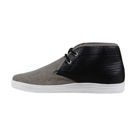 Ben Sherman Vaugh BNM00118 Mens Gray Canvas Mid Top Lifestyle Sneakers Shoes