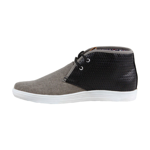 Ben Sherman Vaugh BNM00118 Mens Gray Canvas Mid Top Lifestyle Sneakers Shoes