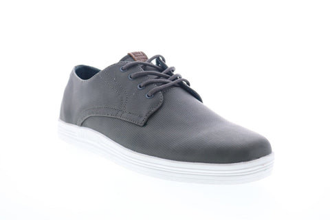 Ben Sherman Preston BNM00119 Mens Gray Leather Casual Lace Up Oxfords Shoes