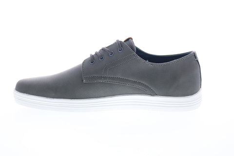 Ben Sherman Preston BNM00119 Mens Gray Leather Casual Lace Up Oxfords Shoes