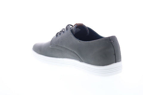 Ben Sherman Preston BNM00119 Mens Gray Leather Casual Lace Up Oxfords Shoes