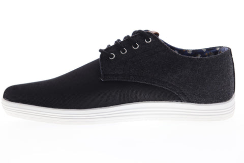 Ben Sherman Preston Oxford BNM00119 Mens Black Canvas Plain Toe Oxfords Shoes