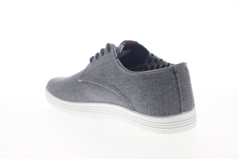 Ben Sherman Preston BNM00119 Mens Gray Canvas Oxfords & Lace Ups Casual Shoes