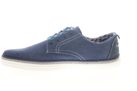 Ben Sherman Preston BNM00119 Mens Blue Canvas Oxfords & Lace Ups Casual Shoes