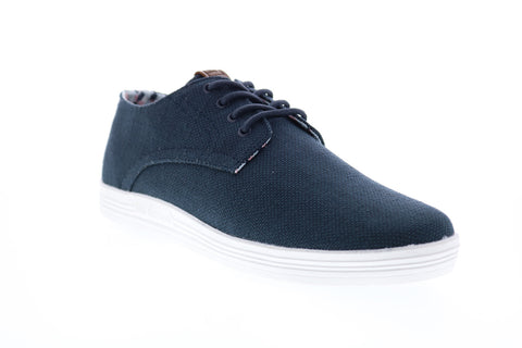 Ben Sherman Preston BNM00119 Mens Blue Canvas Oxfords & Lace Ups Casual Shoes