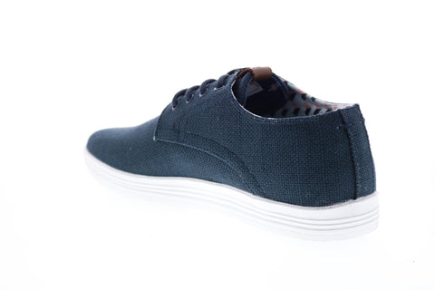 Ben Sherman Preston BNM00119 Mens Blue Canvas Oxfords & Lace Ups Casual Shoes