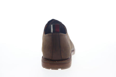 Ben Sherman Brent Plain Toe BNM00122 Mens Brown Leather Low Top Oxfords Shoes