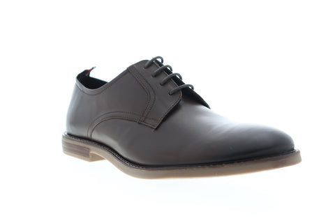 Ben Sherman Brent Plain Toe BNM00122 Mens Brown Canvas Low Top Oxfords Shoes
