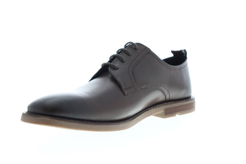 Ben Sherman Brent Plain Toe BNM00122 Mens Brown Canvas Low Top Oxfords Shoes
