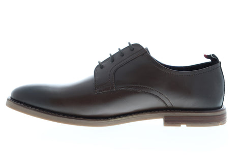 Ben Sherman Brent Plain Toe BNM00122 Mens Brown Canvas Low Top Oxfords Shoes