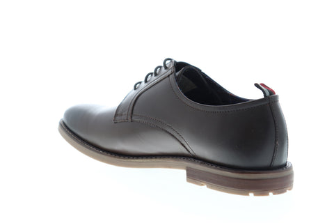 Ben Sherman Brent Plain Toe BNM00122 Mens Brown Canvas Low Top Oxfords Shoes