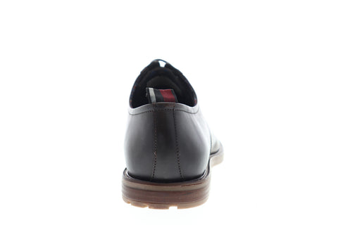 Ben Sherman Brent Plain Toe BNM00122 Mens Brown Canvas Low Top Oxfords Shoes