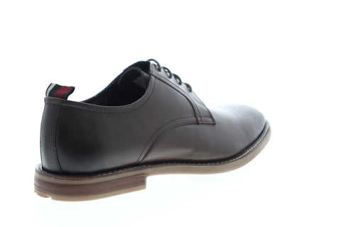 Ben Sherman Brent Plain Toe BNM00122 Mens Brown Canvas Low Top Oxfords Shoes