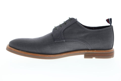 Ben Sherman Brent Plain Toe BNM00122 Mens Gray Canvas Low Top Oxfords Shoes