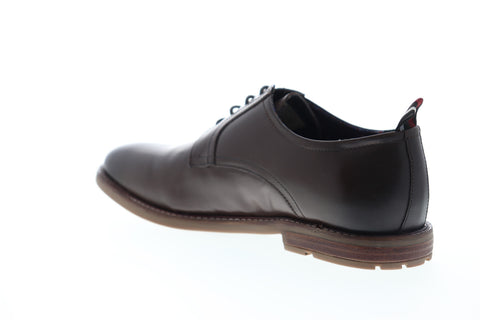 Ben Sherman Brent Plain Toe BNM00122 Mens Brown Leather Low Top Oxfords Shoes