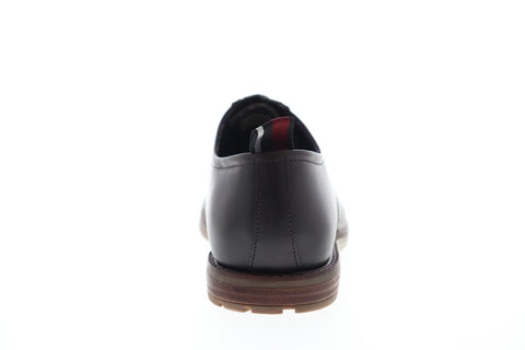 Ben Sherman Brent Plain Toe BNM00122 Mens Brown Leather Low Top Oxfords Shoes