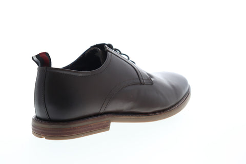 Ben Sherman Brent Plain Toe BNM00122 Mens Brown Leather Low Top Oxfords Shoes