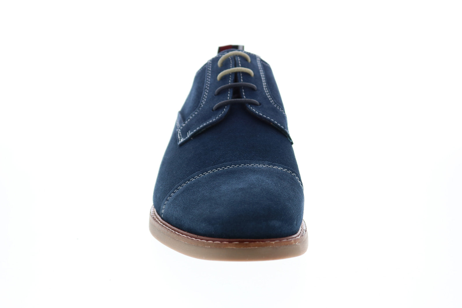 Ben Sherman Brent Cap Toe BNM00123 Mens Blue Suede Oxfords 