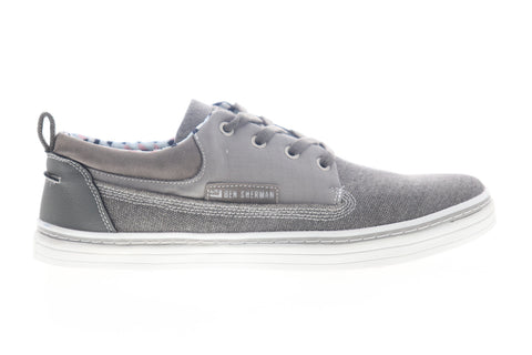 Ben Sherman Brahma Oxford BNM00131 Mens Gray Canvas Lifestyle Sneakers Shoes