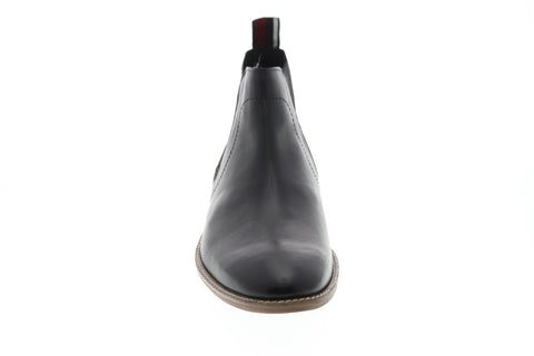 Ben Sherman Gabe Chelsea Mens Black Leather Casual Dress Boots Shoes