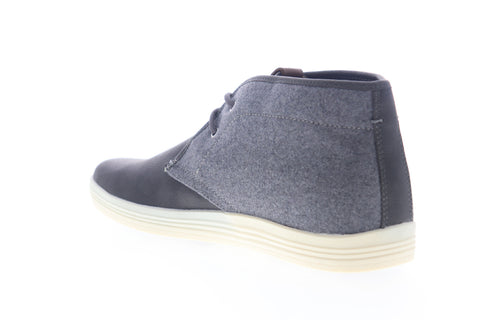 Ben Sherman Preston Chukka BNM00137 Mens Gray Leather Lifestyle Sneakers Shoes