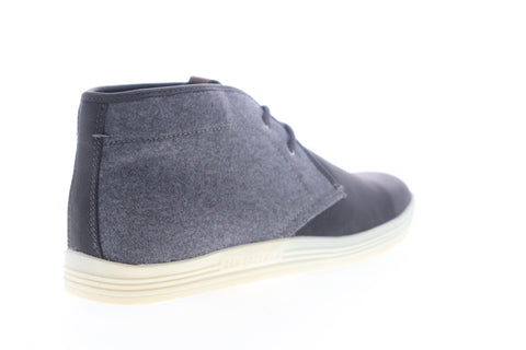 Ben Sherman Preston Chukka BNM00137 Mens Gray Leather Lifestyle Sneakers Shoes