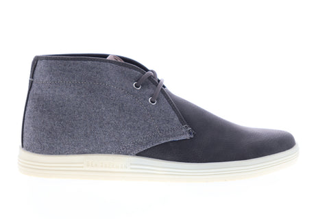 Ben Sherman Preston Chukka BNM00137 Mens Gray Leather Lifestyle Sneakers Shoes