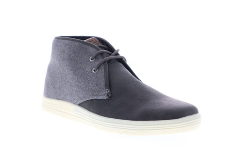 Ben Sherman Preston Chukka BNM00137 Mens Gray Leather Lifestyle Sneakers Shoes