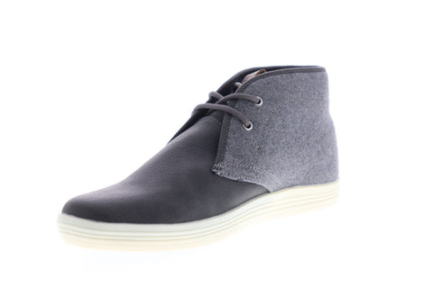 Ben Sherman Preston Chukka BNM00137 Mens Gray Leather Lifestyle Sneakers Shoes
