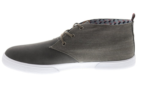 Ben Sherman Bristol BNM00160 Mens Gray Canvas Mid Top Lifestyle Sneakers Shoes