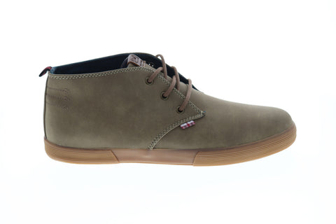 Ben Sherman Bristol BNM00160 Mens Gray Leather Lace Up Lifestyle Sneakers Shoes