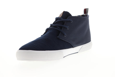 Ben Sherman Bristol Chukka BNM00160 Mens Blue Canvas Lifestyle Sneakers Shoes