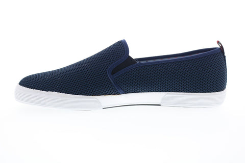 Ben Sherman Bristol Slip On BNM00162 Mens Blue Mesh Slip On Sneakers Shoes