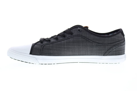 Ben Sherman Madison Ox Mens BNM00163 Black Canvas Lifestyle Sneakers Shoes