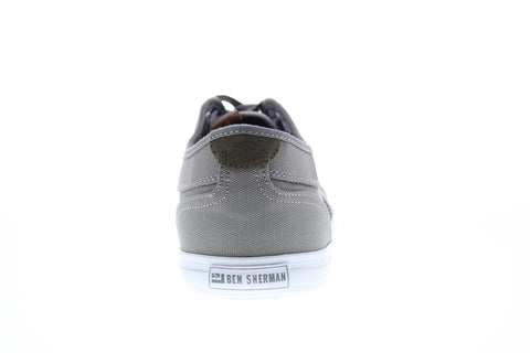 Ben Sherman Madison Ox Mens BNM00163 Gray Canvas Lifestyle Sneakers Shoes