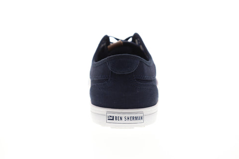 Ben Sherman Madison OX BNM00163 Mens Blue Canvas Lifestyle Sneakers Shoes