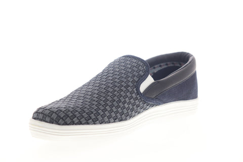 Ben Sherman Preston Slip On BNM00185 Mens Blue Canvas Lifestyle Sneakers Shoes