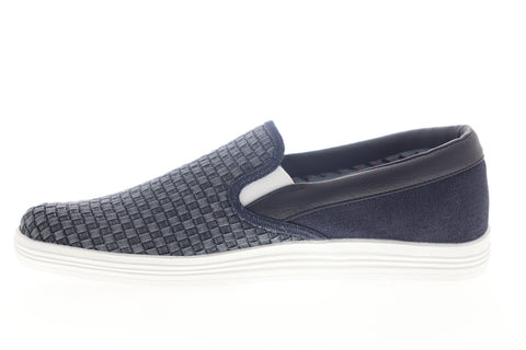 Ben Sherman Preston Slip On BNM00185 Mens Blue Canvas Lifestyle Sneakers Shoes