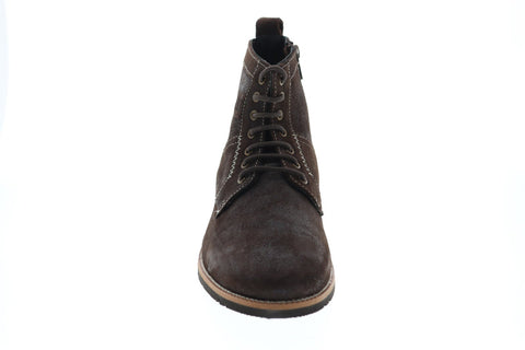 Ben Sherman Northern Mens Brown Suede Casual Dress Lace Up Boots Shoes