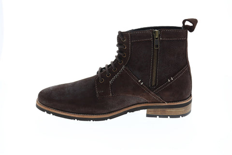 Ben Sherman Northern Mens Brown Suede Casual Dress Lace Up Boots Shoes