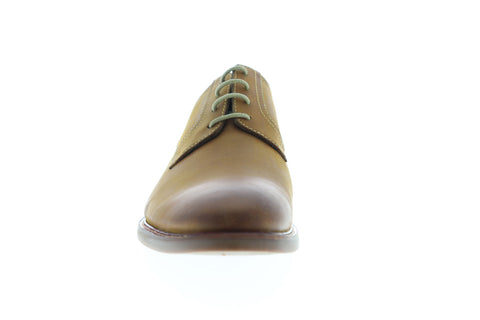 Ben Sherman Birk Plain Toe BNM00022 Mens Brown Leather Low Top Oxfords Shoes