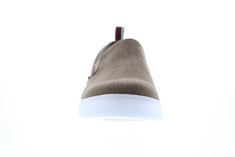 Ben Sherman Harry Slip On BNMF19001 Mens Brown Canvas Lifestyle Sneakers Shoes
