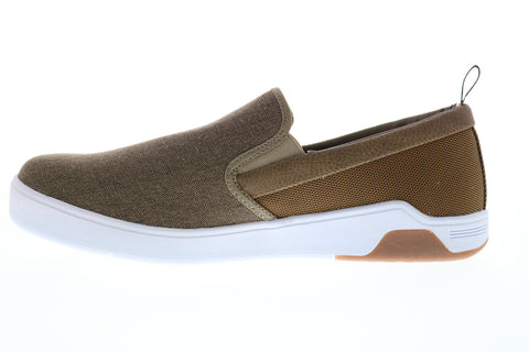 Ben Sherman Harry Slip On BNMF19001 Mens Brown Canvas Lifestyle Sneakers Shoes