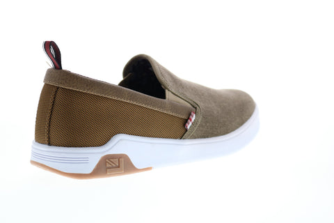 Ben Sherman Harry Slip On BNMF19001 Mens Brown Canvas Lifestyle Sneakers Shoes