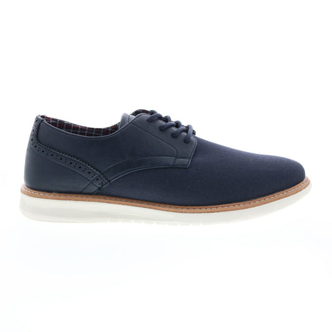 Ben Sherman Nu Casual Plain Toe BNMF20009 Mens Blue Canvas Oxfords Shoes
