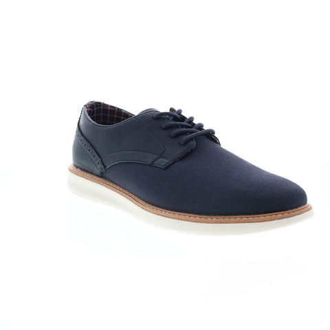 Ben Sherman Nu Casual Plain Toe BNMF20009 Mens Blue Canvas Oxfords Shoes