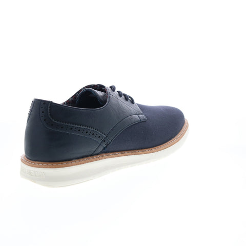 Ben Sherman Nu Casual Plain Toe BNMF20009 Mens Blue Canvas Oxfords Shoes
