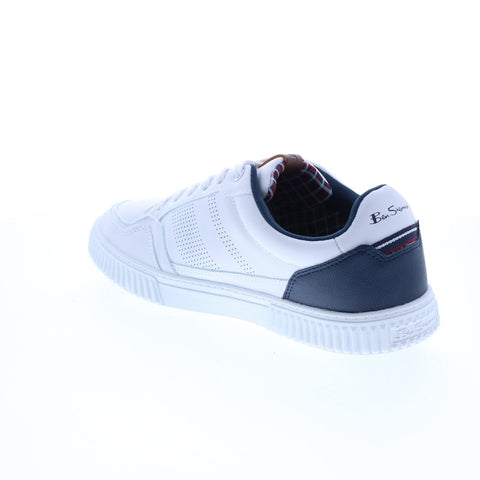 Ben Sherman Markus Sneaker BNMF21019 Mens White Lifestyle Sneakers Shoes