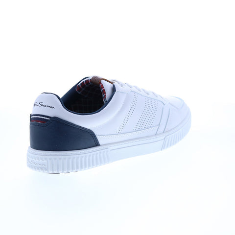 Ben Sherman Markus Sneaker BNMF21019 Mens White Lifestyle Sneakers Shoes