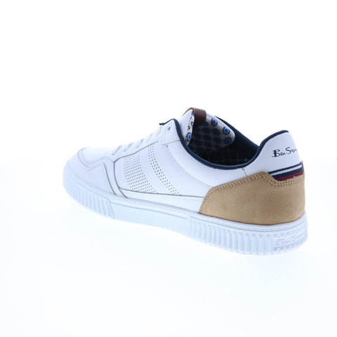 Ben Sherman Marco Sneaker BNMF21119 Mens White Lifestyle Sneakers Shoes